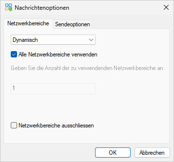 Alle gefundenen Netzwerkbereiche dynamisch verwenden