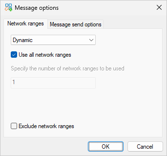 Using all matching network ranges dynamically