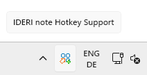 |INOTEHKS| system tray notification icon