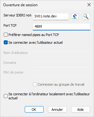 Specifying the port number of the administrative network interface