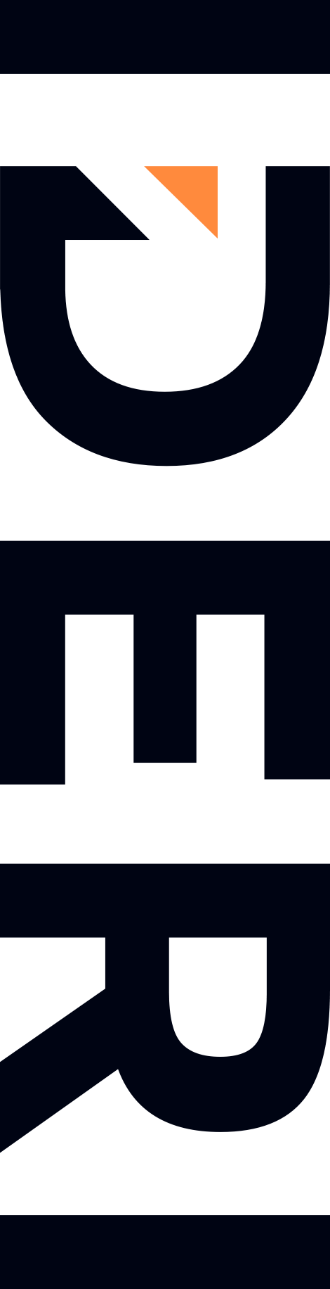 The IDERI logo on the ticker when docked to the right edge of the screen