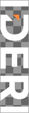Le logo IDERI sur le ticker lorsqu'il est ancré au bord droit de l'écran et lorsqu'il fonctionne en "mode sombre"